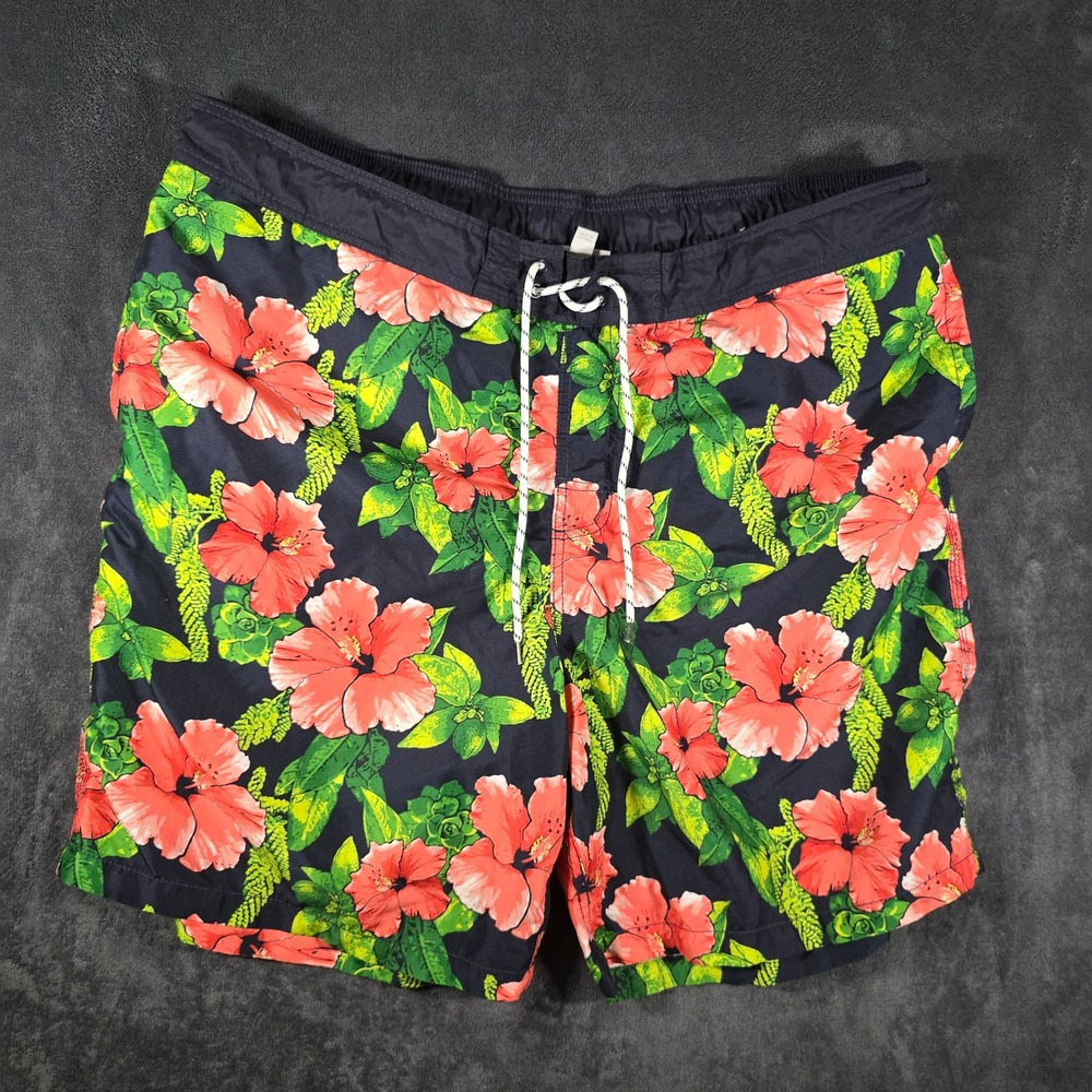 Goodfellow & Co XXL‎ Floral Swim Trunks Mens Drawstring Swimsuit Shorts